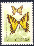 Canada Tiger Papillon Butterfly Schmetterling Farfala Mariposa MNH ** Neuf SC (C12-13b) - Schmetterlinge