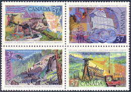 Canada Explorers Se-tenant MNH ** Neuf SC (C12-02aa) - Nuovi