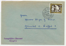 BRD 1959 Nr 322 BRIEF EF X7E666A - Briefe U. Dokumente