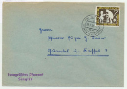 BRD 1959 Nr 322 BRIEF EF X7E666A - Lettres & Documents