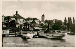 13915768 Morat_Murten_FR Le Port Et La Ville - Autres & Non Classés