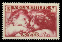SAARLAND 1953 Nr 345 Postfrisch X884646 - Unused Stamps