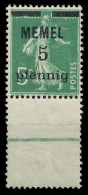 MEMEL 1920 Nr 18b Postfrisch URA X887CB2 - Memel (Klaïpeda) 1923