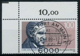 BERLIN 1989 Nr 851 Zentrisch Gestempelt ECKE-OLI X914FEA - Used Stamps