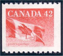 Canada 42c Drapeau Flag MNH ** Neuf SC (C13-94b) - Sellos