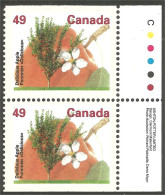 Canada Pomme Delicious Apple Paire Block Couleurs MNH ** Neuf SC (C13-64appc) - Ungebraucht