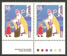 Canada Pere Noel Santa Claus MNH ** Neuf SC (C13-41aslbl-apc) - Unused Stamps