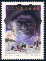 Canada Buried Treasure Tresor Enfoui Voilier Sailing Ship Pirate MNH ** Neuf SC (C13-37c) - Ships