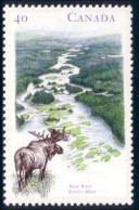 Canada Riviere Main River Moose Elan Orignal MNH ** Neuf SC (C13-25b) - Other & Unclassified