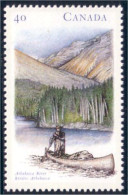 Canada Riviere Athabasca River Canoe Canot MNH ** Neuf SC (C13-22b) - Altri & Non Classificati