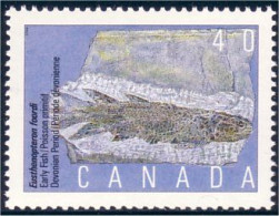 Canada Eusthenopteron Foordi Fossiles MNH ** Neuf SC (C13-08b) - Vor- U. Frühgeschichte