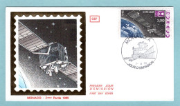 FDC Monaco 1985 - Eutelsat - YT 1505 - FDC