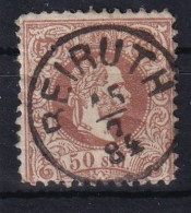 AUSTRIAN POST IN LEVANTE 1867 - Canceled - ANK 7A - Oostenrijkse Levant
