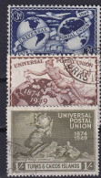 TURKS & CAICOS ISLANDS 1949- Canceled - Sc# 102-104 - Turks & Caicos (I. Turques Et Caïques)