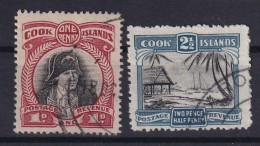 COOK ISLANDS 1944 - Canceled - SG# 138, 140 - Cookinseln
