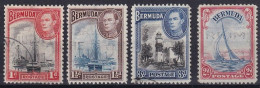 BERMUDA 1938 - Canceled - Sc# 118, 119, 121A - Bermudas