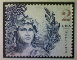 United States, Scott #5296, Used(o), 2018, Statue Of Freedom, $2.00, Indigo - Oblitérés