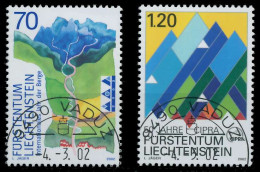 LIECHTENSTEIN 2002 Nr 1289-1290 Gestempelt X2EA7D6 - Used Stamps