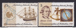 Australian Antarctic Territory  ASC 21-22 1972 200th Anniversary Cook Voyages MNH - Nuovi