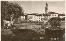 13908500 Ascona_Lago_Maggiore_TI Teilansicht Mit Kirche - Sonstige & Ohne Zuordnung