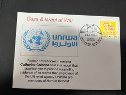 25-4-2024 (3 Z 1) GAZA - C. Colonna Said In A Report That Israel Has Yet To Provide Evidence Of UNWRA Members Of Hamas - Militaria