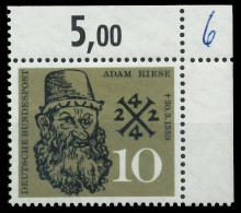 BRD BUND 1959 Nr 308 Postfrisch ECKE-ORE X2F3966 - Unused Stamps