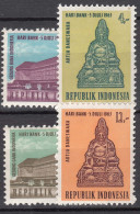 Indonesia 1963 Mi#409-412 Mint Never Hinged - Indonesië