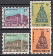 Indonesia 1963 Mi#409-412 Mint Never Hinged - Indonesië