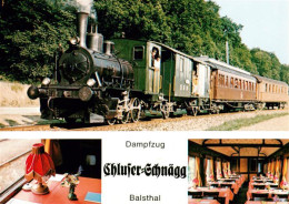 13901408 Balsthal SO Dampfzug Chluser Schnaegg Oensingen-Balsthal-Bahn Historisc - Autres & Non Classés