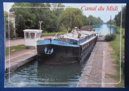 CPM CARTE POSTALE PÉNICHE  " FLEURETTE " SUR LE CANAL DU MIDI - Hausboote