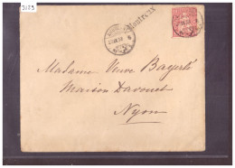 LETTRE AVEC CACHET LINEAIRE " MONTREUX " - Storia Postale