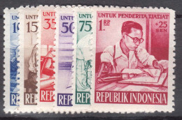Indonesia 1957 Mi#190-195 Mint Never Hinged - Indonesien