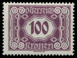 ÖSTERREICH PORTOMARKEN 1922 Nr 118 Ungebraucht X753DD6 - Strafport