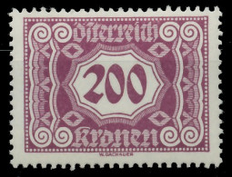 ÖSTERREICH PORTOMARKEN 1922 Nr 120 Ungebraucht X753D7A - Segnatasse