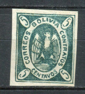 Bolivia 1867-68. Yvert 2 MH. - Bolivie