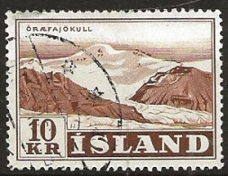 Iceland Island 1957 Landscape: Öræfajökull  MI 318 Cancelled(o) - Usati