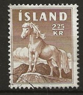 Iceland Island 1958 Icelandic Horse  MI 326 Cancelled(o) - Used Stamps