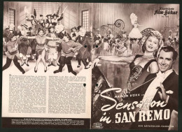 Filmprogramm IFB Nr. 1220, Sensation In San Remo, Marika Rökk, Peter Pasetti, Ewald Balser, Regie: Georg Jacoby  - Revistas