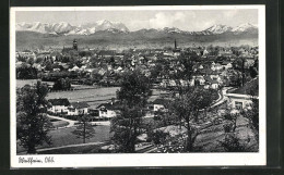 AK Weilheim /Obb., Panorama  - Weilheim