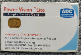 ADC(Singapore) Login Smart Chip Card,with Bend - Unclassified