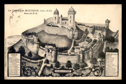 54 - PONT-A-MOUSSON - LE CHATEAU VERS 1633 - DESSIN DE H.G. - Pont A Mousson