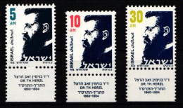 Israel 1019-1020, 1022x Postfrisch #KJ047 - Other & Unclassified