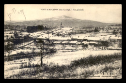 54 - PONT-A-MOUSSON - VUE GENERALE SOUS LA NEIGE - Pont A Mousson