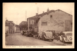 55 - TROYON - ROUTE DE ST-MIHIEL - HOTEL JEANNOT - AUTOMOBILES ANCIENNES - EDITEUR JEANNOT - Otros & Sin Clasificación