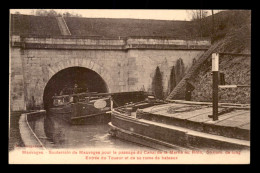 55 - MAUVAGES - SOUTERRAIN DU CANAL DE LA MARNE AU RHIN - ENTREE DU TOUEUR ET DE SA RAME DE BATEAUX - PENICHE  - Sonstige & Ohne Zuordnung