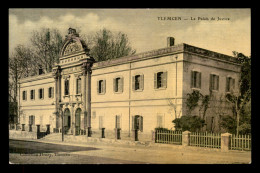 ALGERIE - TLEMCEN - LE PALAIS DE JUSTICE - CARTE TOILEE ET COLORISEE - Tlemcen