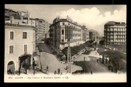 ALGERIE - ALGER - RUE CHARRAS ET BOULEVARD BAUDIN - N°12 IMPRIMERIE AGRICOLE ET COMMERCIALE - Algerien