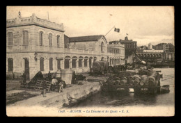 ALGERIE - ALGER - LA DOUANE ET LES QUAIS - Algiers