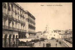 ALGERIE - ALGER - BOULEVARD DE LA REPUBLIQUE - Algiers