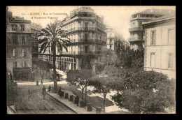 ALGERIE - ALGER - RUE DE CONSTANTINE ET BOULEVARD BUGEAUD - Algiers